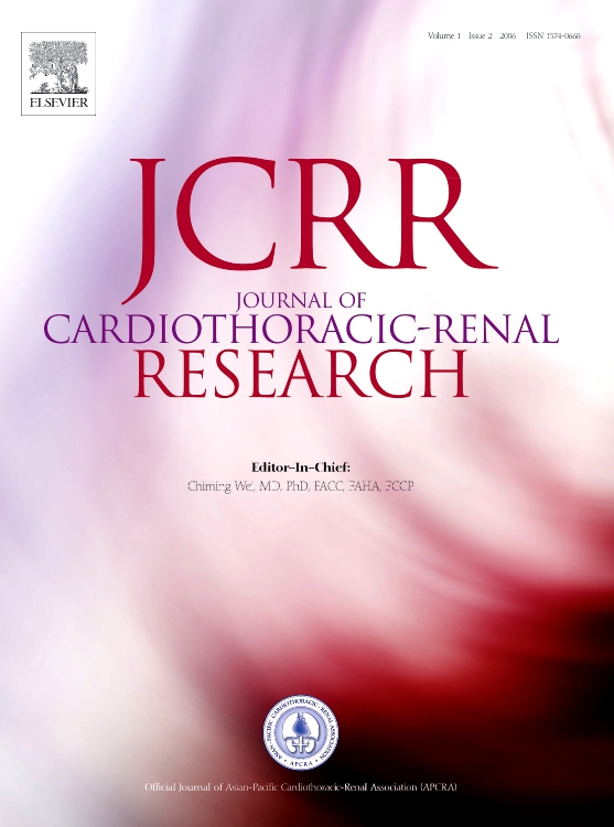 Go to journal home page - Journal of Cardiothoracic-Renal Research